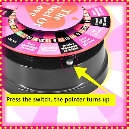 The Wheel of Love - Romantic Couple Spin Wheel Game