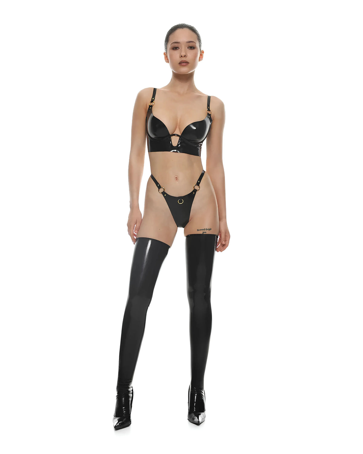 Premium Handmade Latex Wired Bra - Only Top