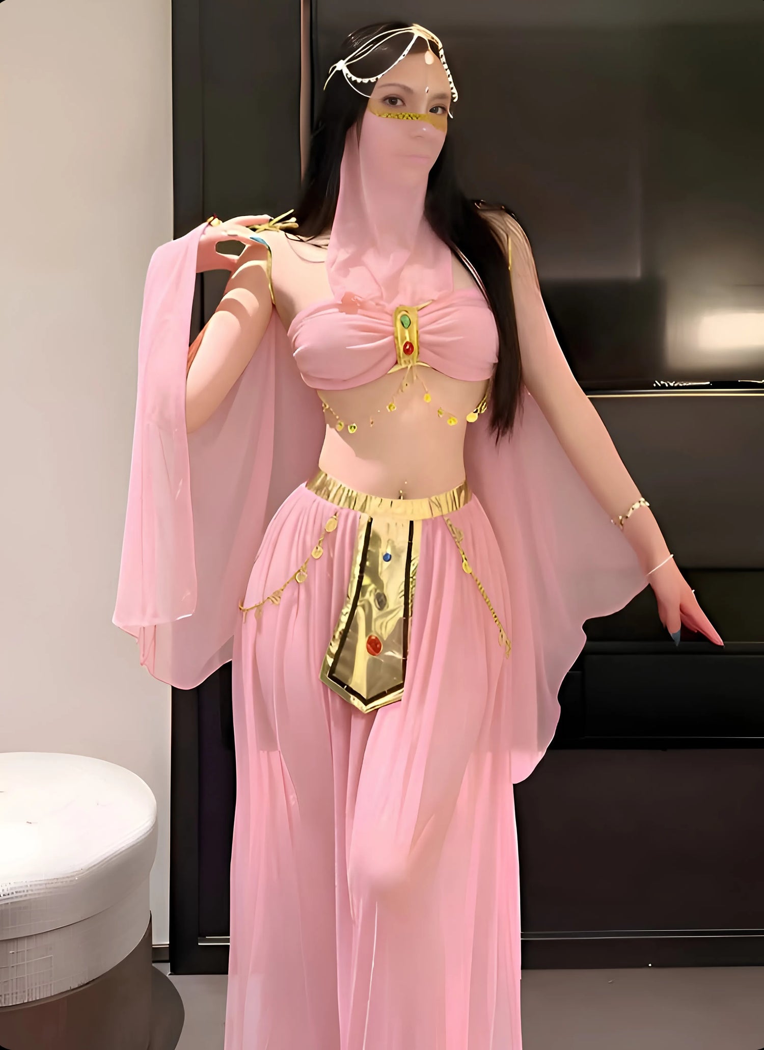 Sexy Arabian Belly Dancer Roleplay Costume Set