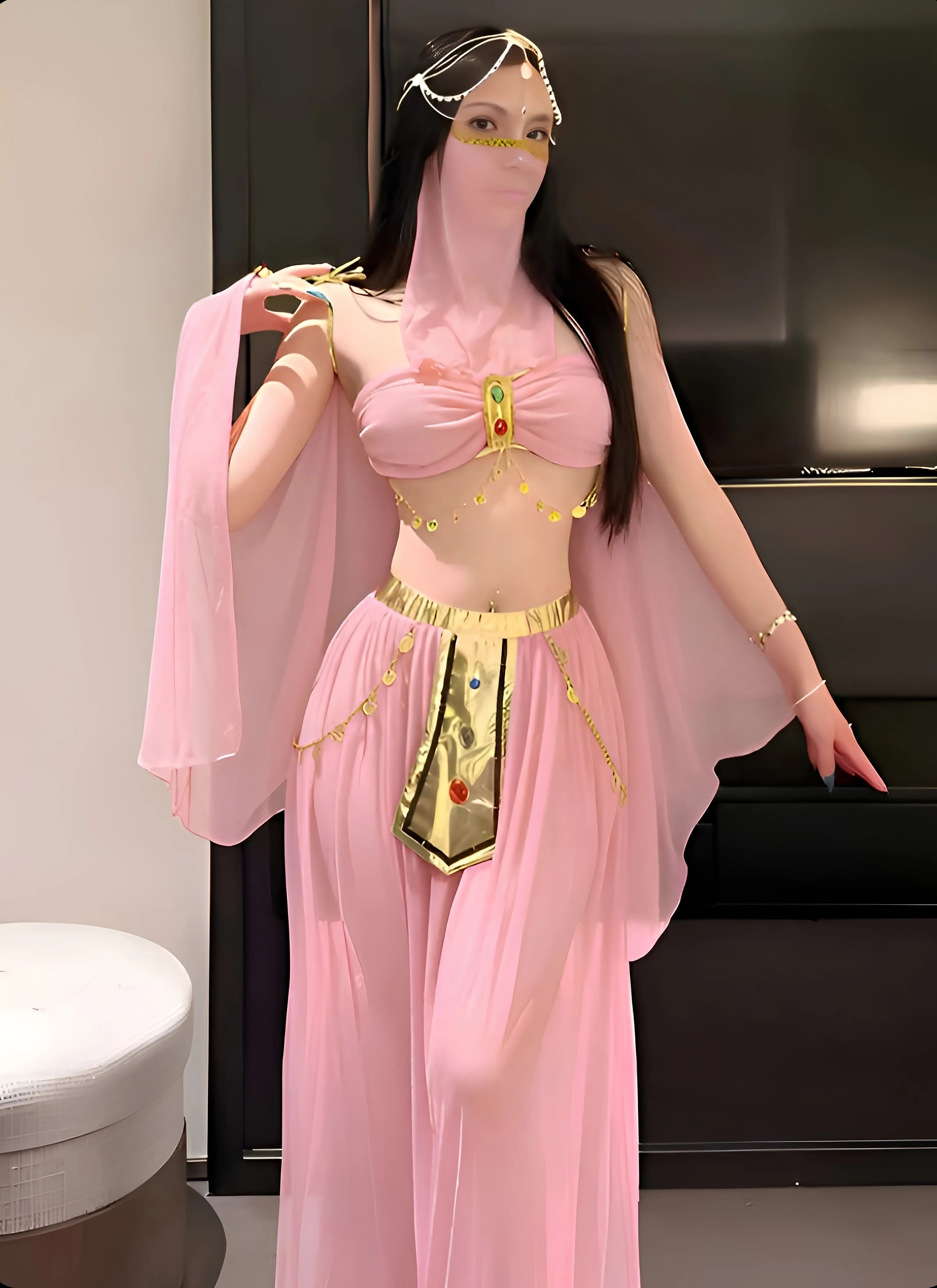 Sexy Arabian Belly Dancer Roleplay Costume Set