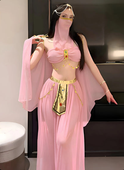 Sexy Arabian Belly Dancer Roleplay Costume Set