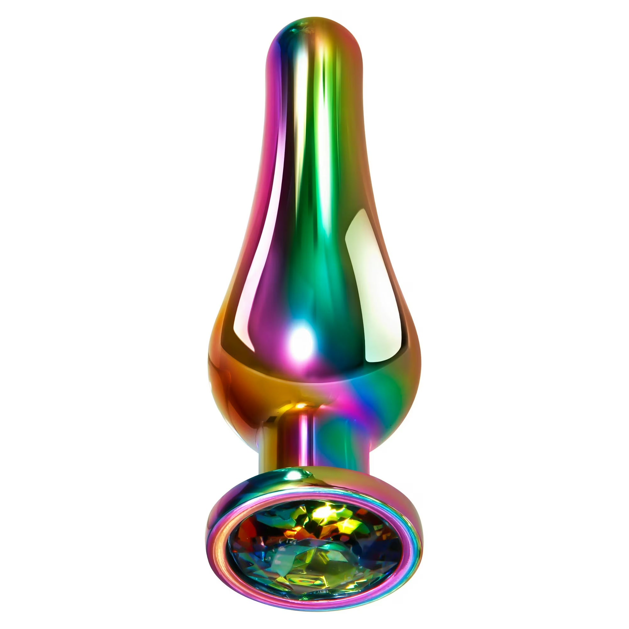Premium Rainbow Steel Butt Plug