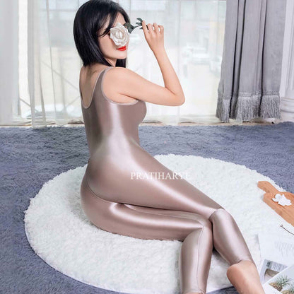 Shinny Seamless Jumpsuit | Catsuit