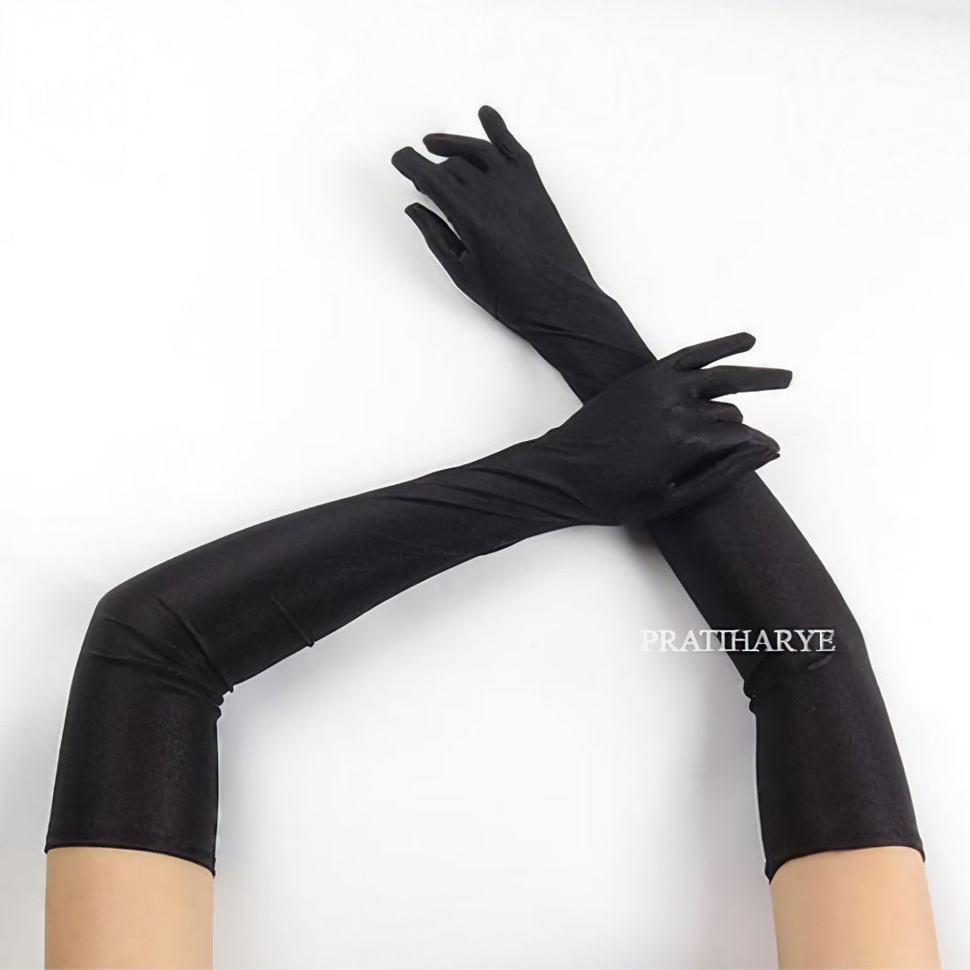 SATIN GLOVES-7