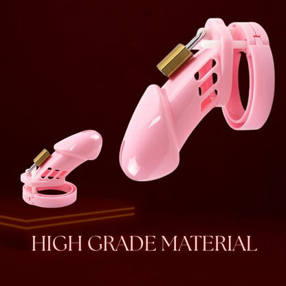 Plastic Male Chasity Cage lock
