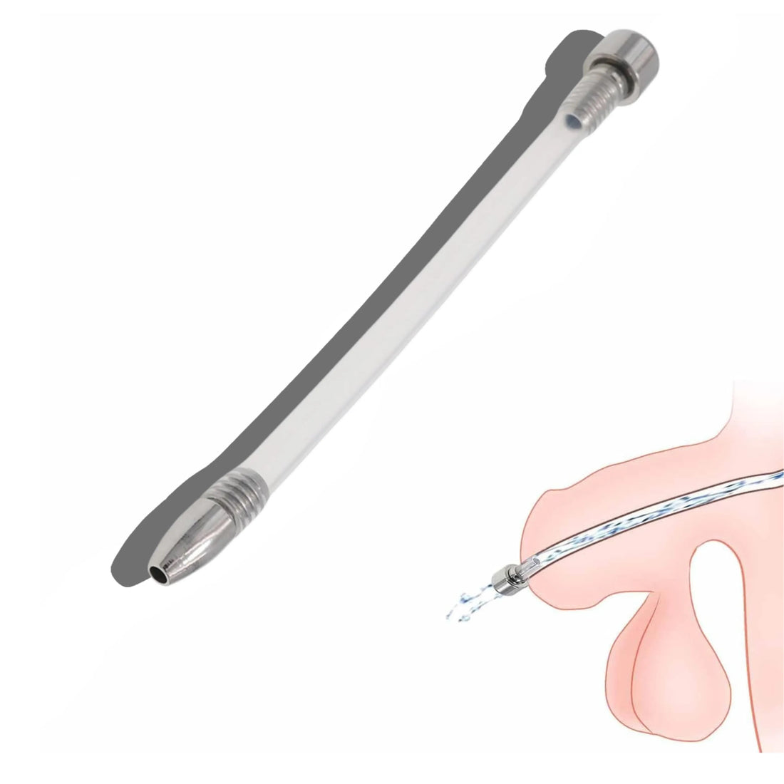 Soft Silicone Urethral Catheter Tube D-10