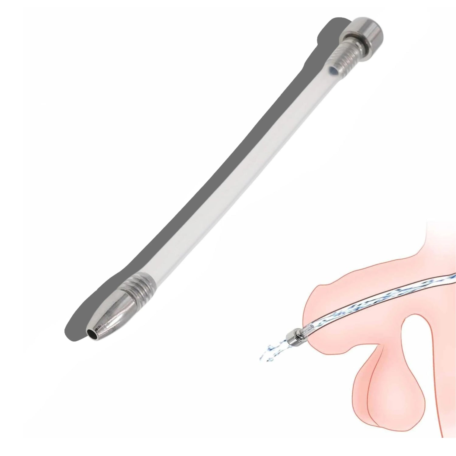 Soft Silicone Urethral Catheter Tube D-10