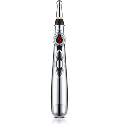 Electric Head Plastic Massager Pen