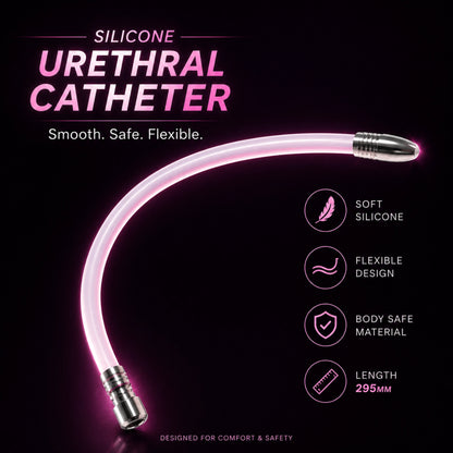 Soft Silicone Urethral Catheter Tube D-8