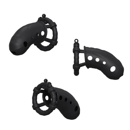Male Silicone Chasity Cage lock