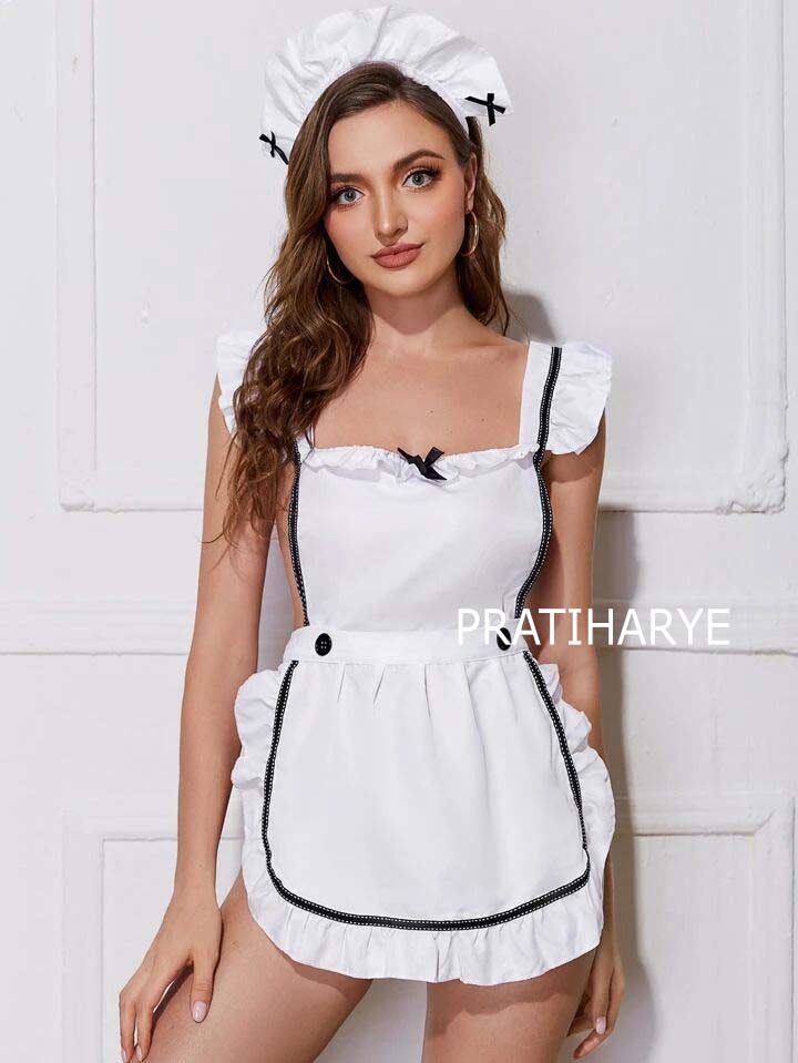 Square Neck Maid Costume