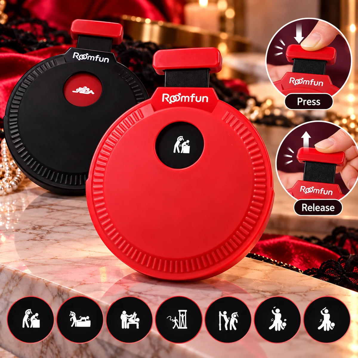 Flirting Spinner Wheel Position Game for Couples