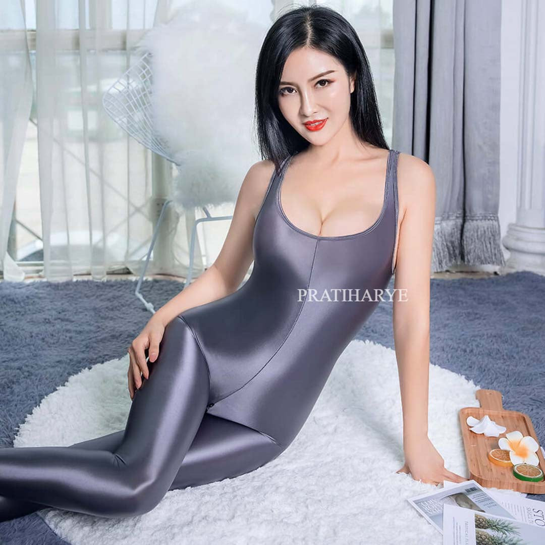 Shinny Seamless Jumpsuit | Catsuit