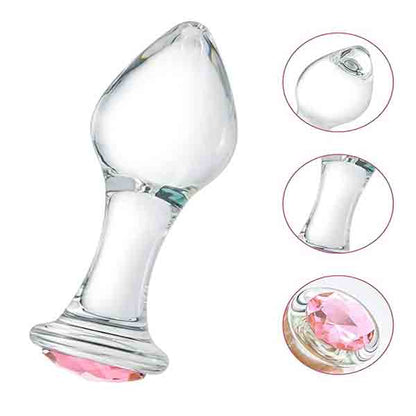 Premium Glass Unisex Butt/Anal Plug