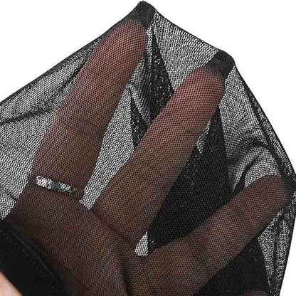 Elegant Plain Mesh Long Gloves