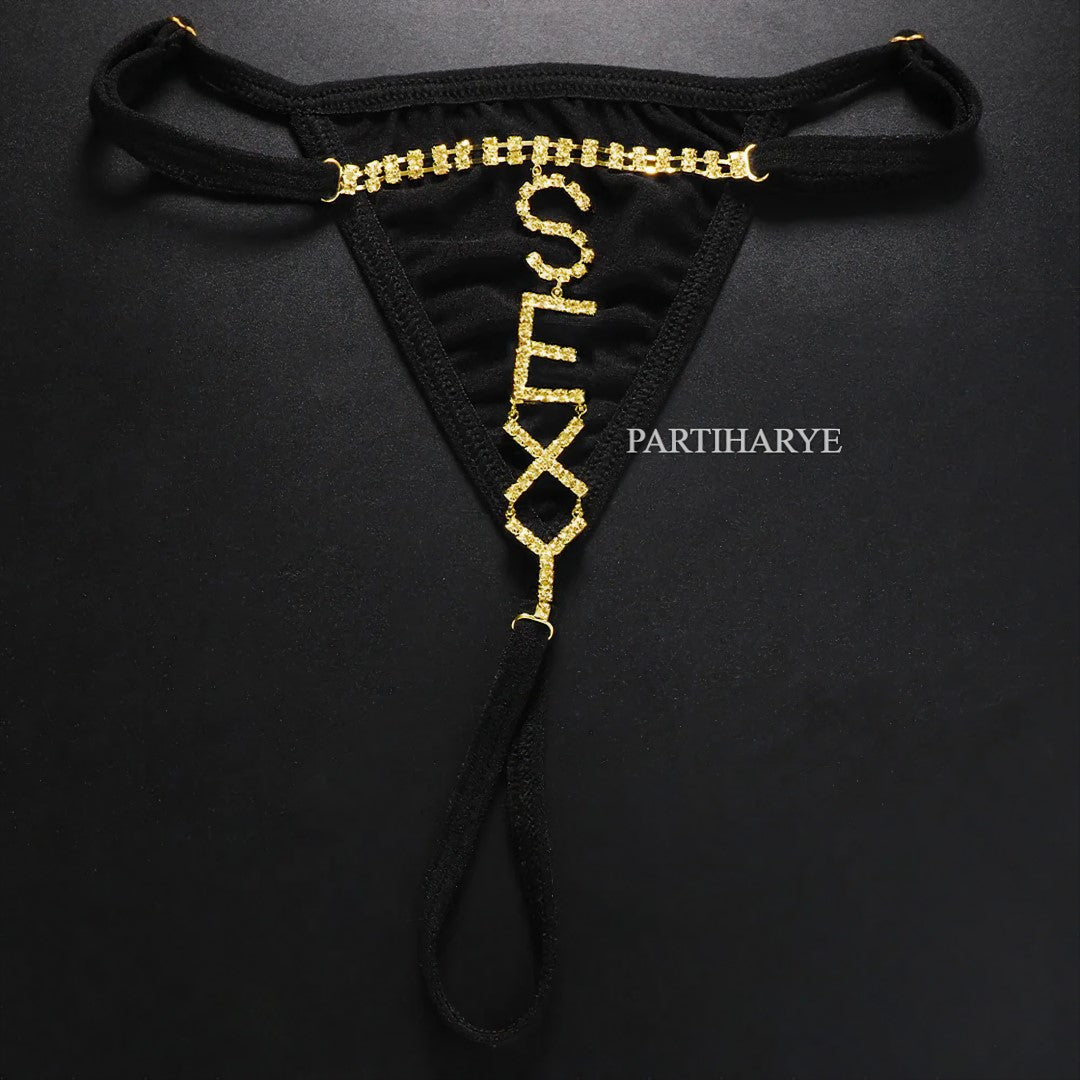 Sexy Letter Thong