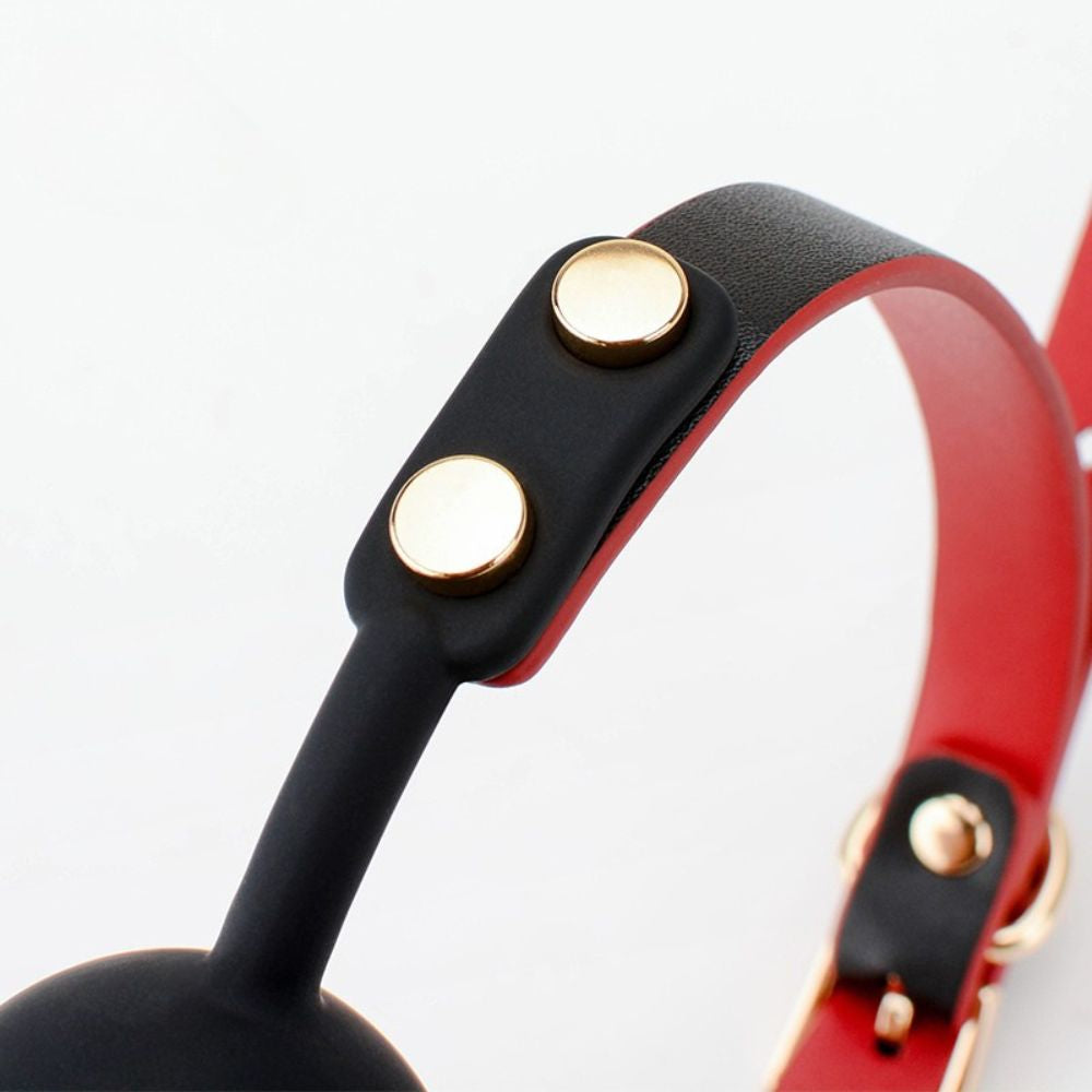 Premium Silicone Gag-Ball with Buckle Strap