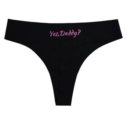Yes Daddy Printed Sexy Panty