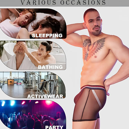 Men’s Sheer Mesh Tights