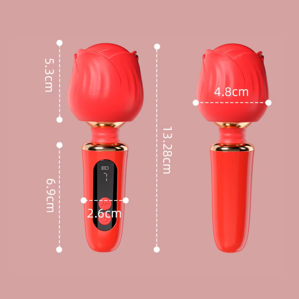 Scarlet Rose Wand Massager PRATIHARYE Scarlet Rose Wand Massager PRATIHARYE