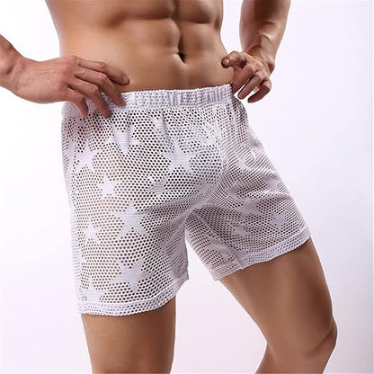 Men Midway Mesh Star Shorts