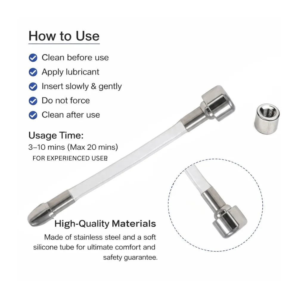 Soft Silicone Urethral Catheter Tube D-3