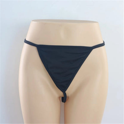Sexy Designer "CAPRICORN" letter Chain Thong