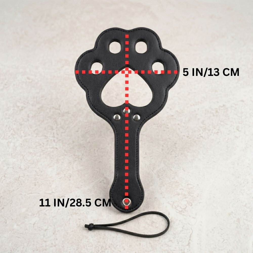 Cat Paw Soft Leather Paddle