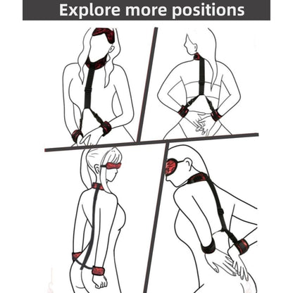 Handcuff Restraint Blindfold Set