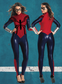 Pratiharye Sexy Superhero Cosplay Bodysuit Halloween - Spider Costume with back zip - No Cortch zip