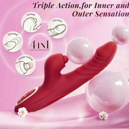 Rabbit G-spot Tapping Thrusting vibrator