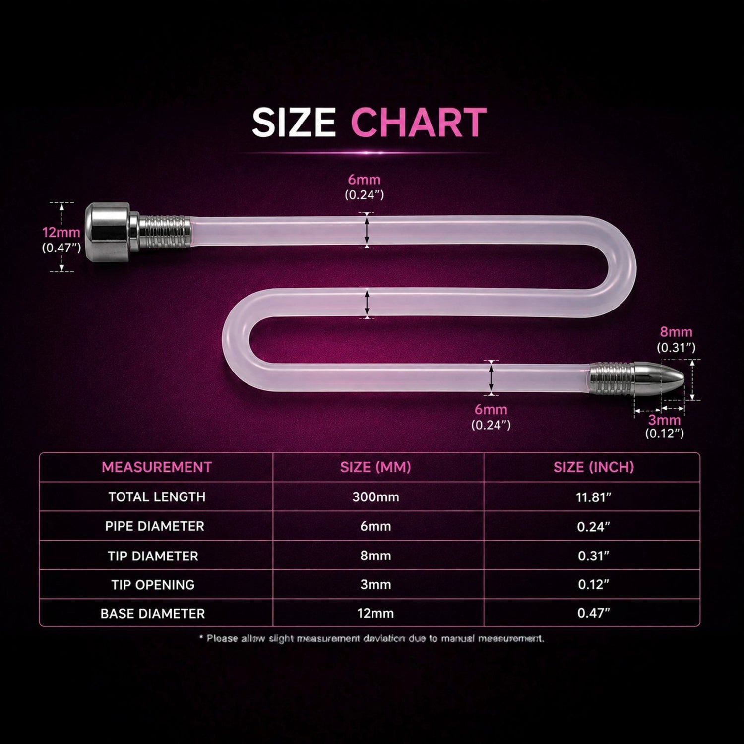 Soft Silicone Urethral Catheter Tube D-8