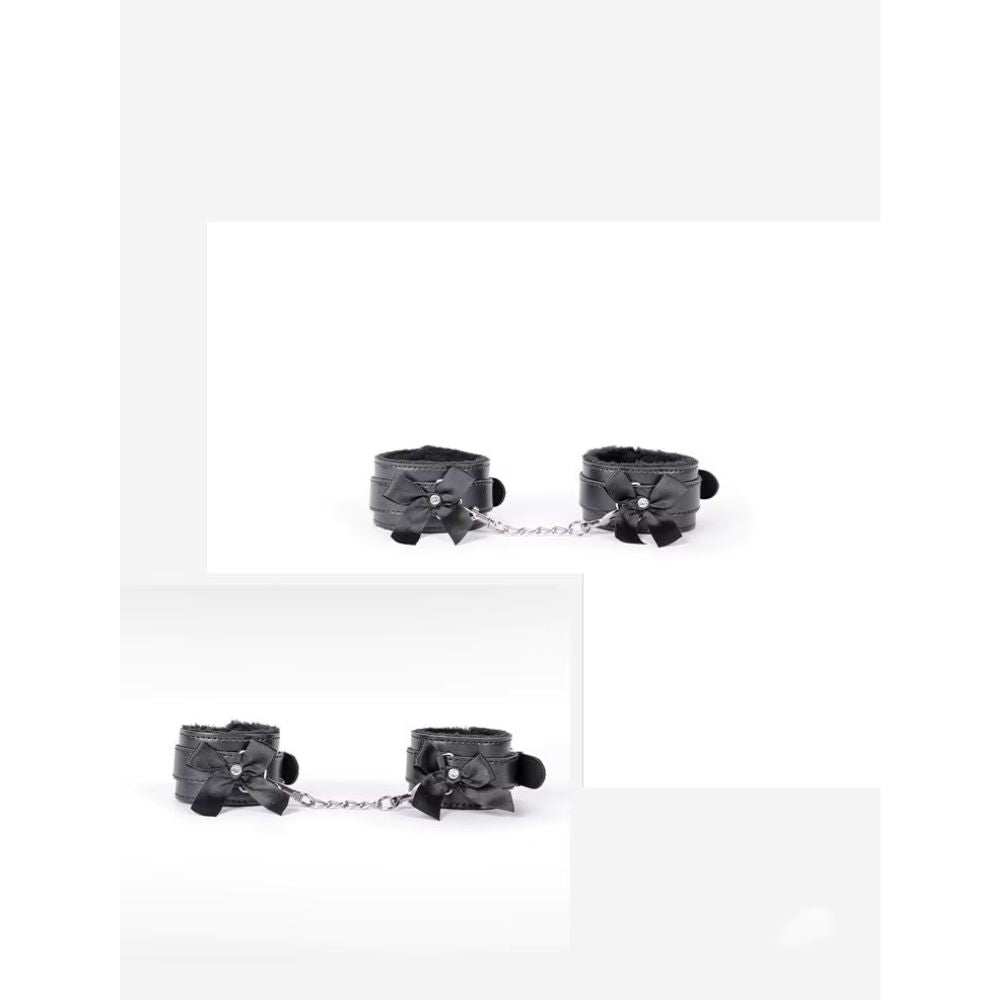 Cute Bow 7Pc BDSM Kit with Pouch