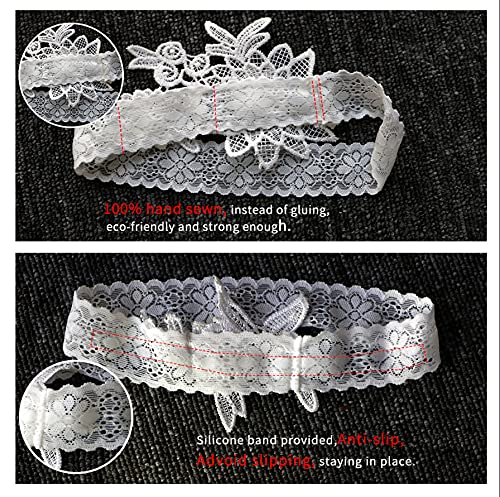 Embriodery Lace Bridal Garters set