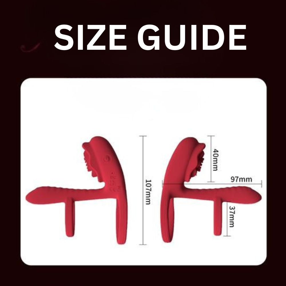 Men Wireless Remote Control Vibrating Rose Ring Sleeve Toy