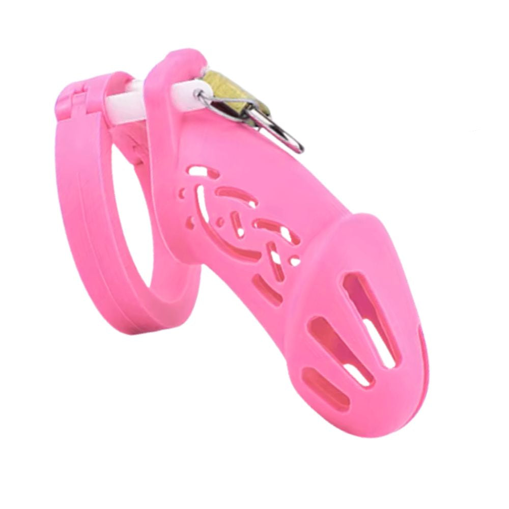 Premium Silicone Male Chastity Cage lock
