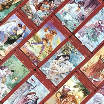 Tarot of Sexual Magic – 78 Card Sensual Erotic Tarot Deck for Couples