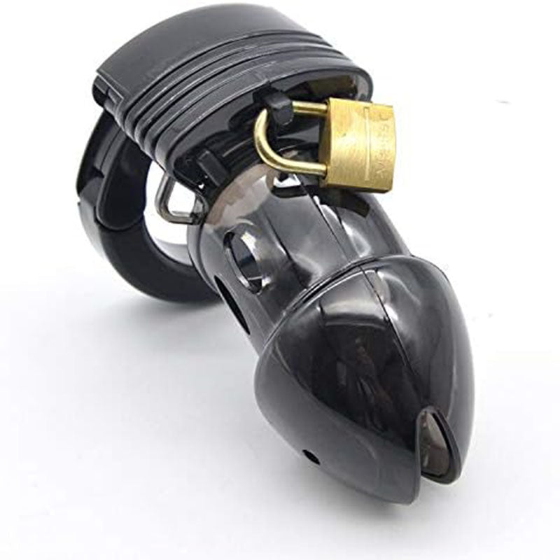 Male Pvc Fully Adjustable Chasity Cage lock