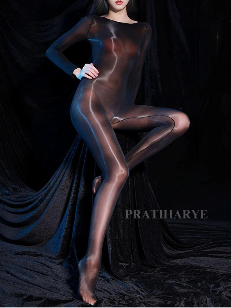 Oily Shinny Full Bodystocking