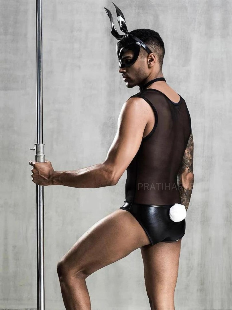 Sexy Men Rabbit Clubwear