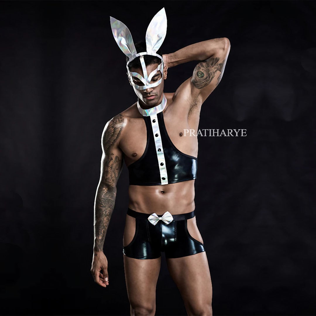 Mens Sexy Bunny Cosplay Costume