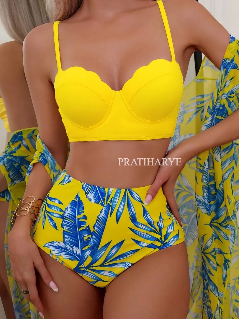 3pc Tropical Beachwear set, Pratiharye, Beachwear 