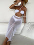 3Pc Beachwear With Ruffle Pant Image