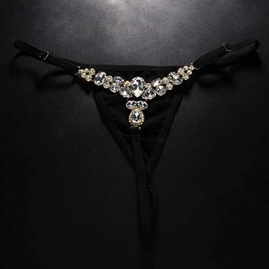 Crystal Stone Sexy Waist Designer Thong
