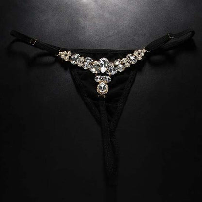 Crystal Stone Sexy Waist Designer Thong