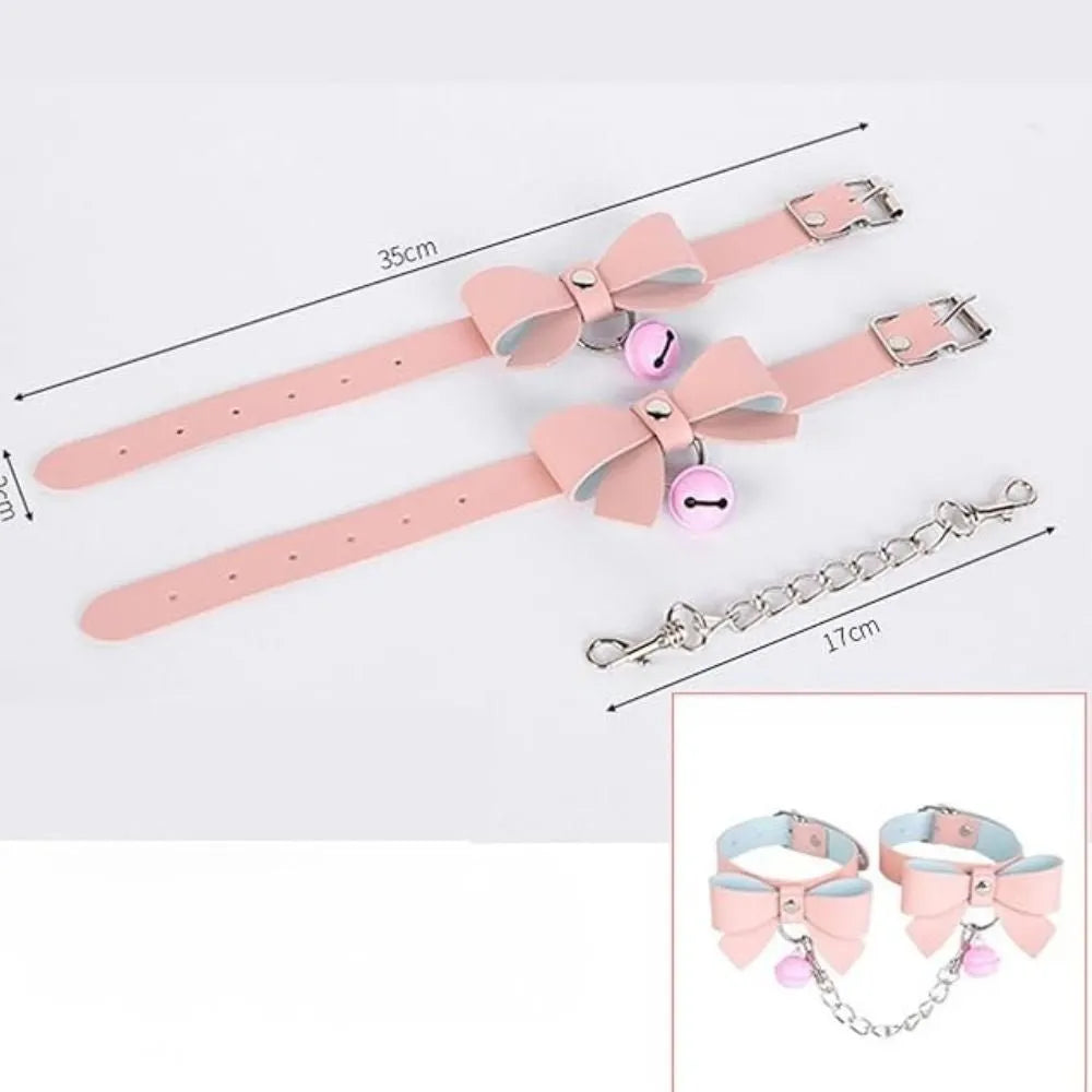 Mini Cute Pink Bow 7 Pc BDSM Kit