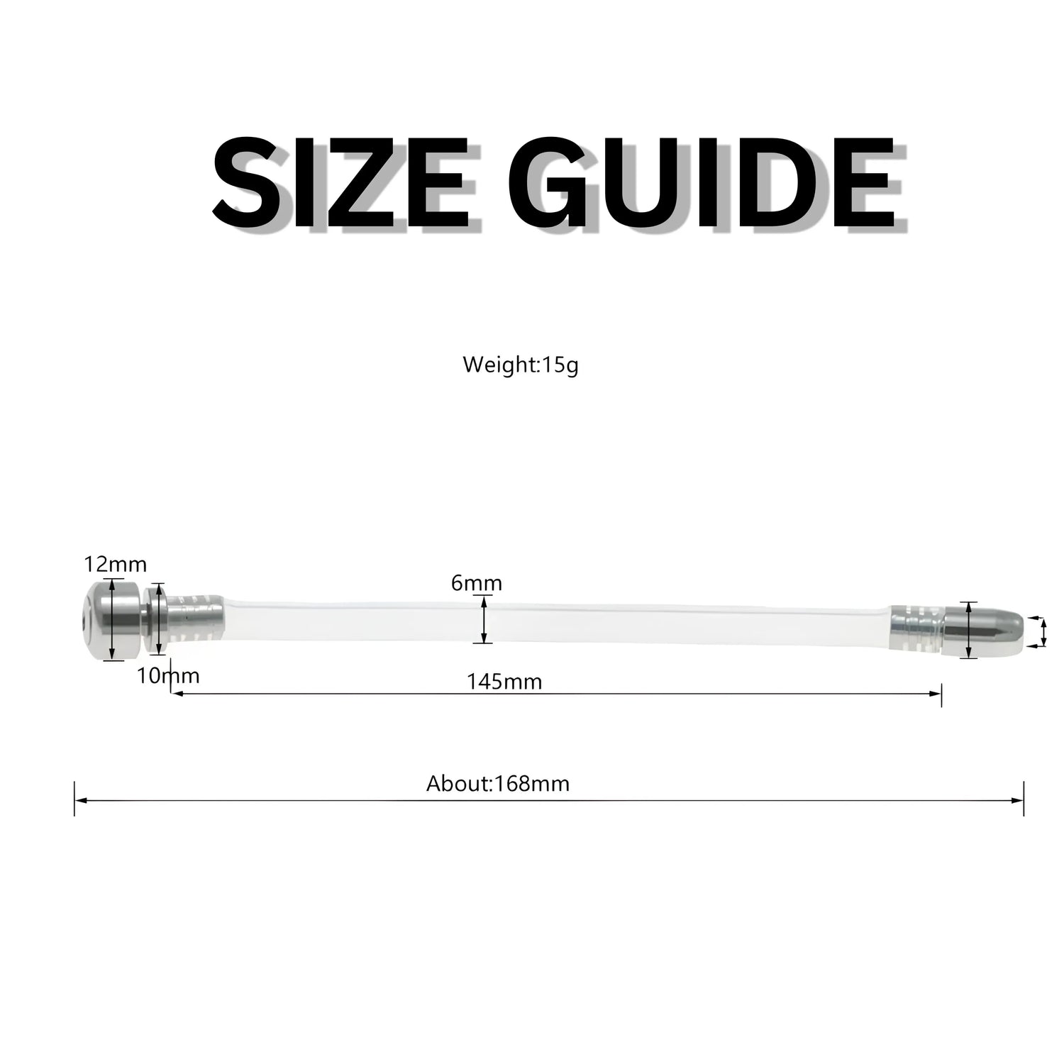Soft Silicone Urethral Catheter Tube D-10