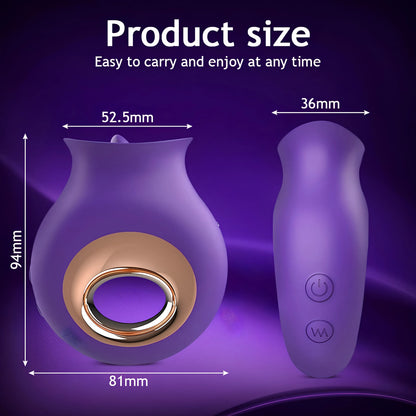 Double Stimulus Clitoral Vibrator/Massager - Adult Toy