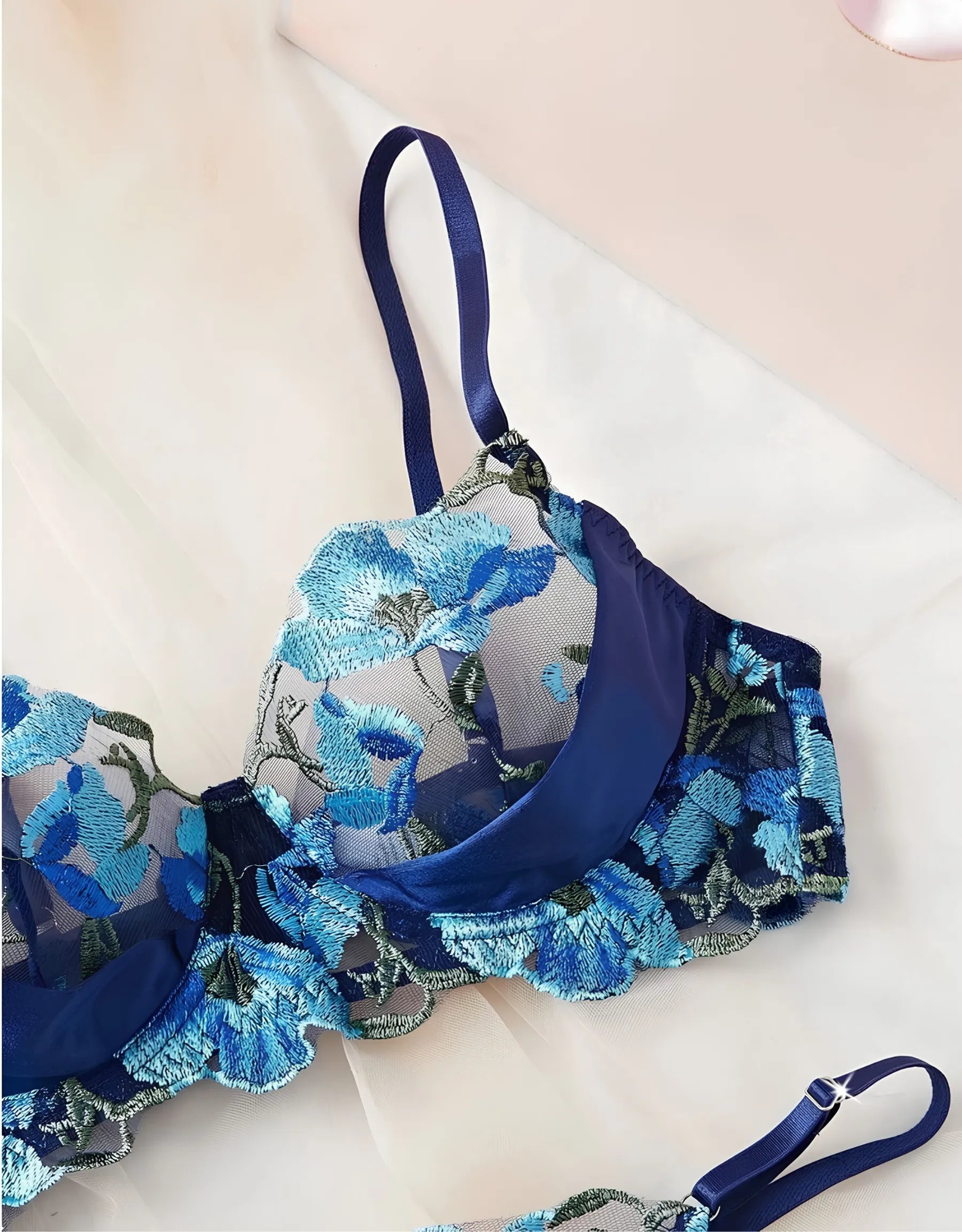 Luxury Embroidered Lace Sexy Lingerie/Bikini set