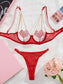 Luxe Heart Red Lingerie